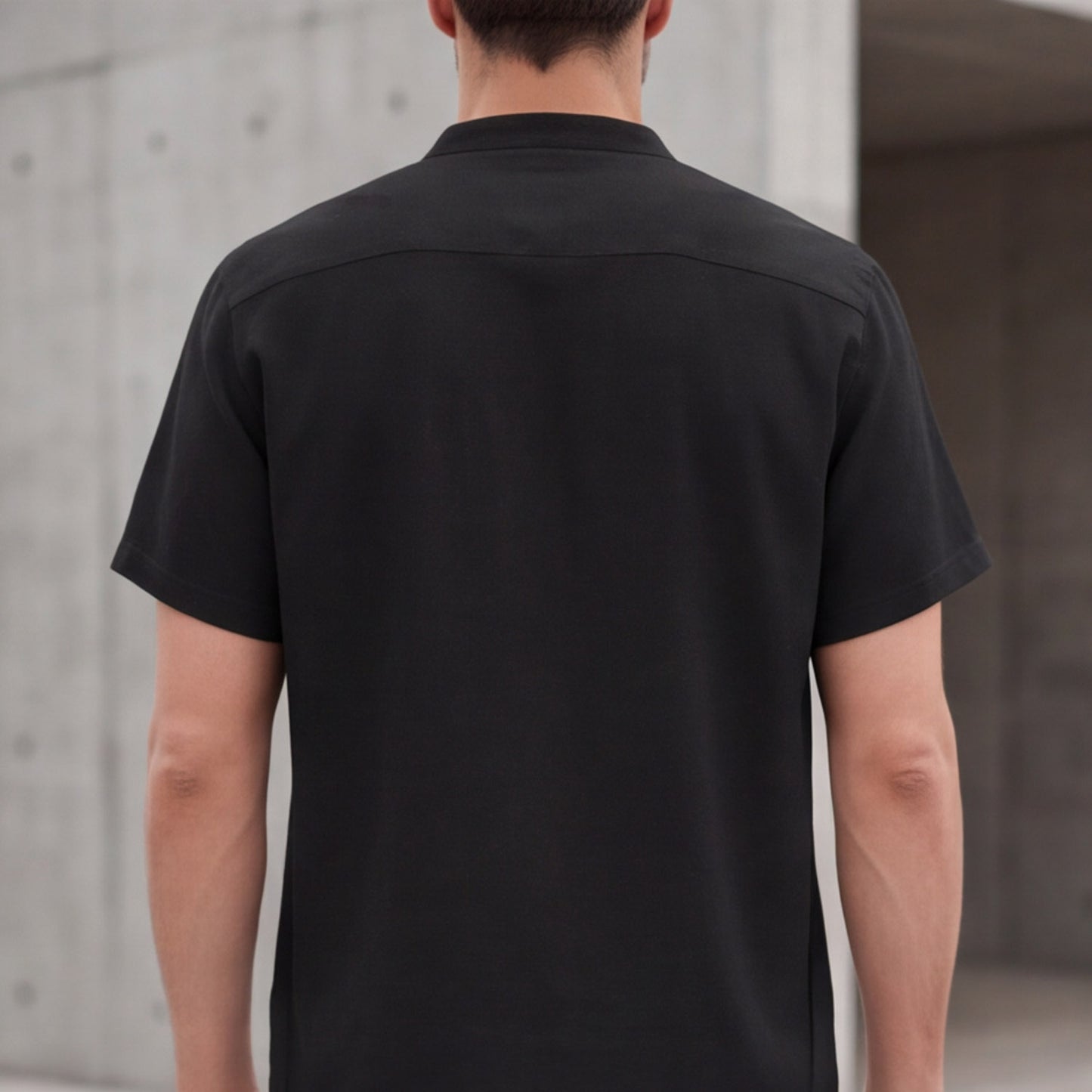 Matteo Bellini Linen Henley Shirt