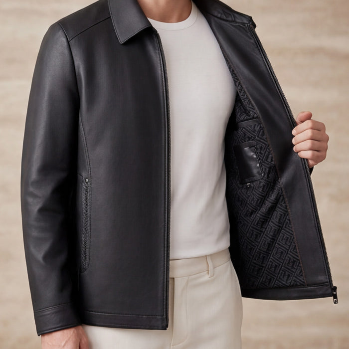 Matteo Bellini Milano Leather Jacket
