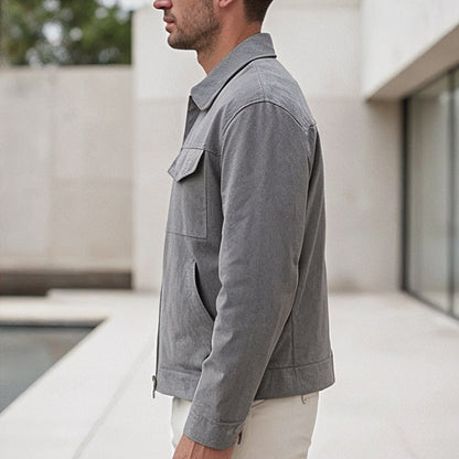 Matteo Bellini Suede Utility Jacket