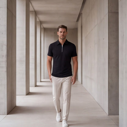 Matteo Bellini Zip Collar Polo