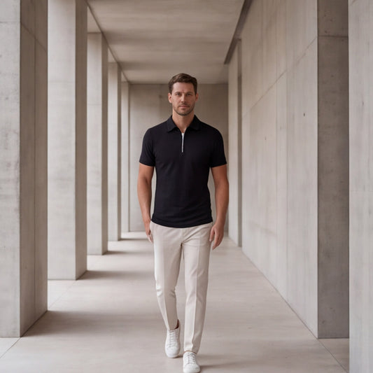 Matteo Bellini Zip Collar Polo