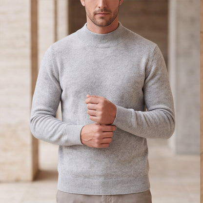 Matteo Bellini Merino Mock Neck Sweater