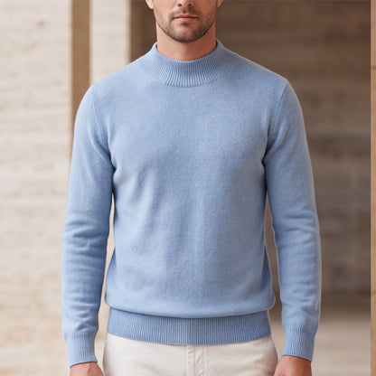 Matteo Bellini Merino Mock Neck Sweater