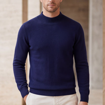 Matteo Bellini Merino Mock Neck Sweater