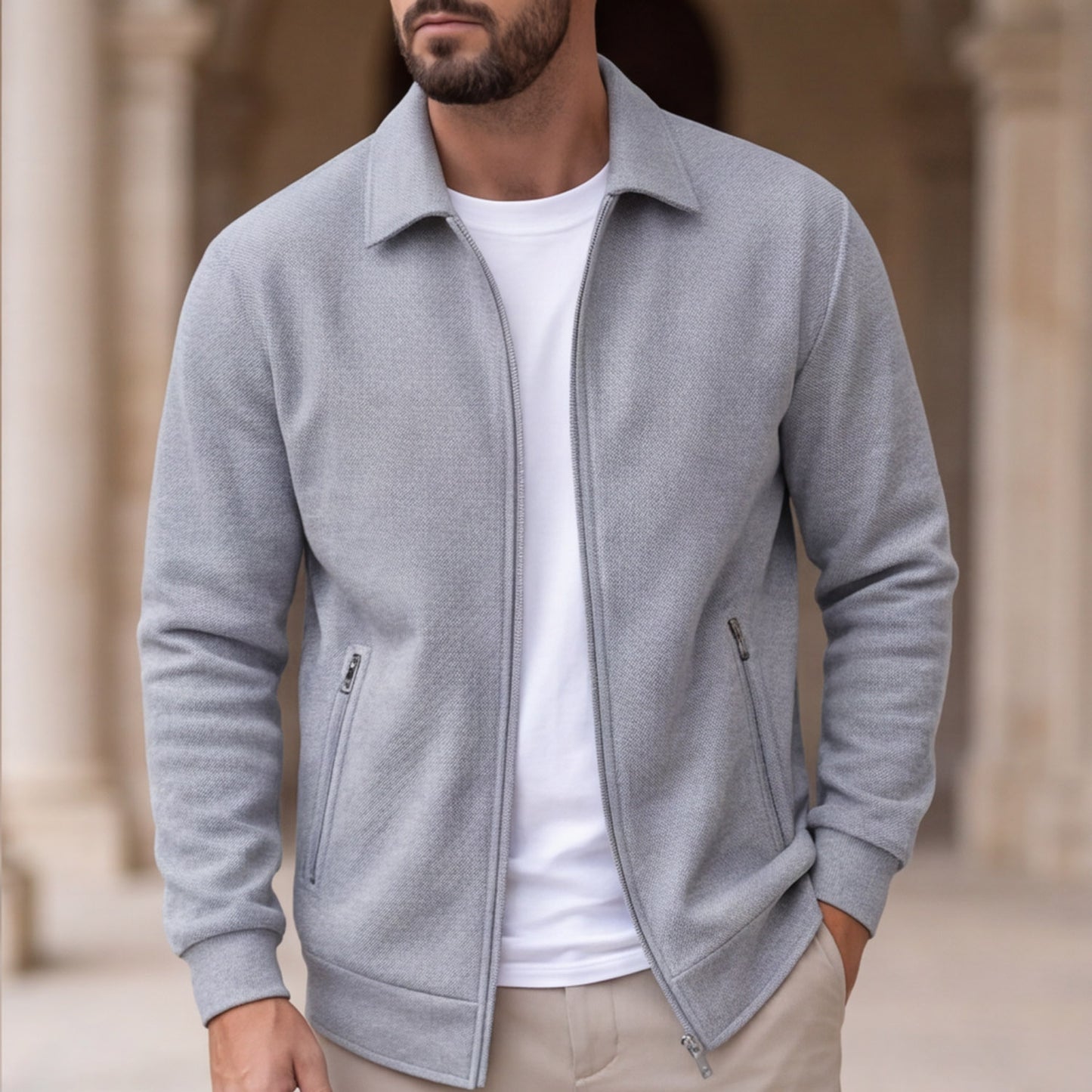 Matteo Bellini Waffle Jacket